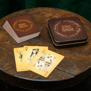 Herr der Ringe Spielkarten in schöner Blechdose im 54er Set
