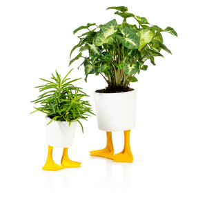 Entenfüße Mini Blumentopf aus Porzellan
