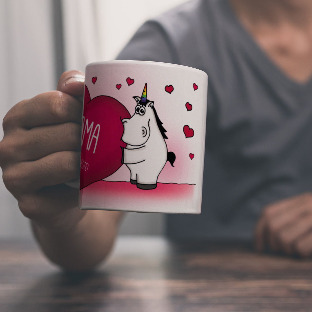 Mama ist die Beste! Honeycorns Einhorn Kaffeebecher