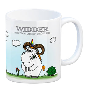 Honeycorns Sternzeichen Widder Kaffeebecher