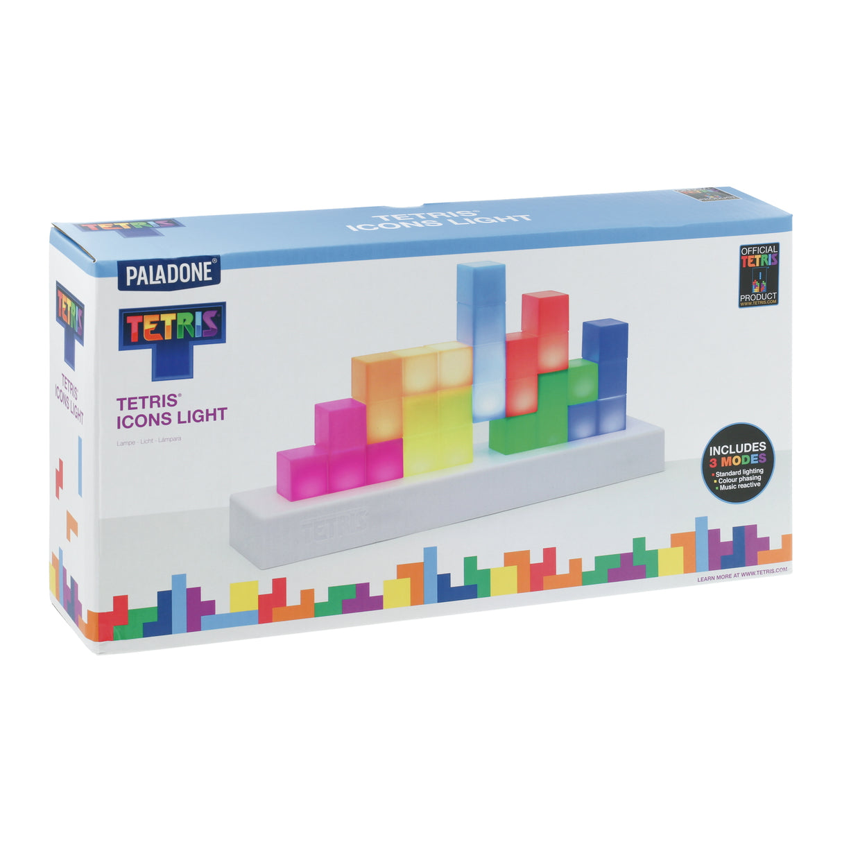 Tetris Dekolampe mit 3 Leuchtmodi