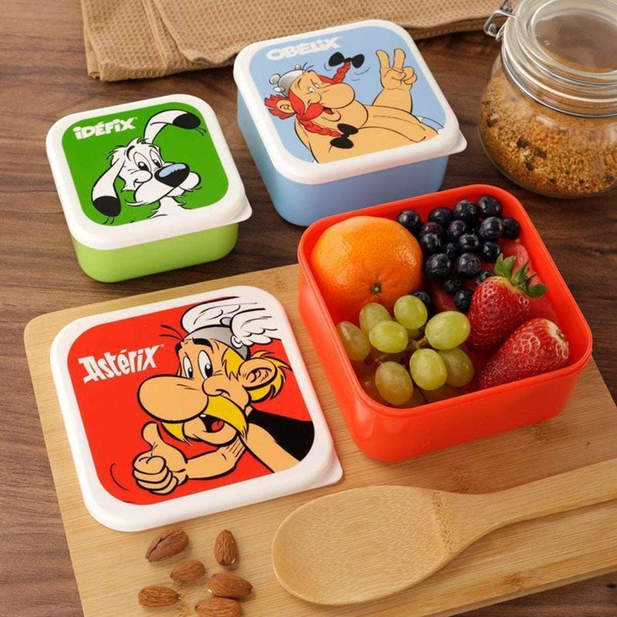 Asterix, Obelix & Idefix Vesperdosen im 3er Set