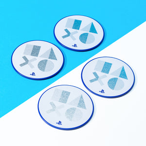 PlayStation Icons Untersetzer im 4er Set