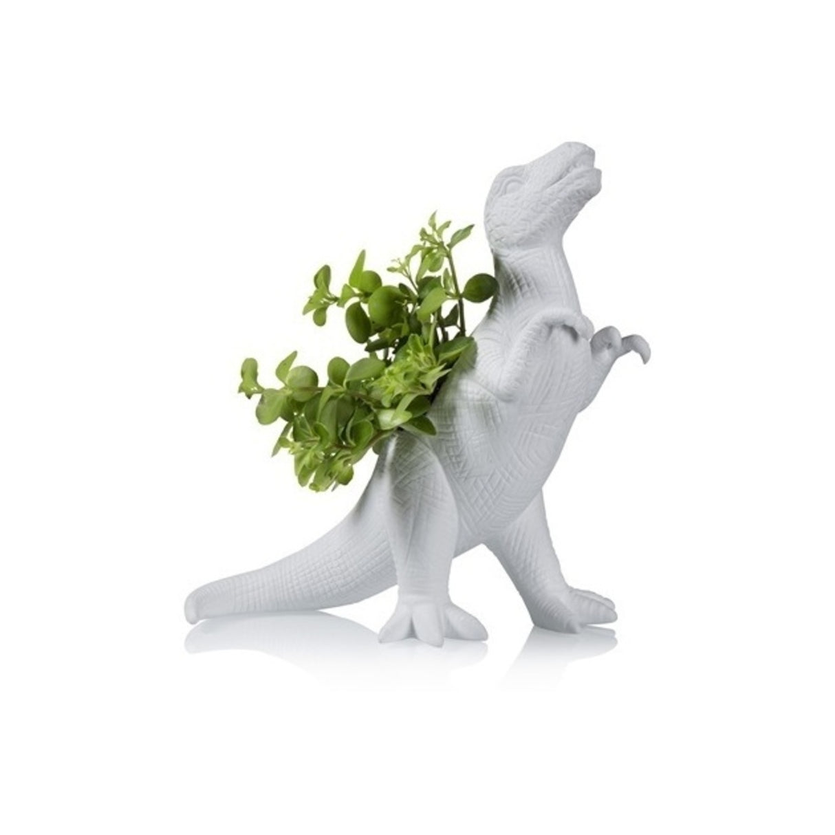 Plantosaurus Rex Dino Blumentopf aus Porzellan