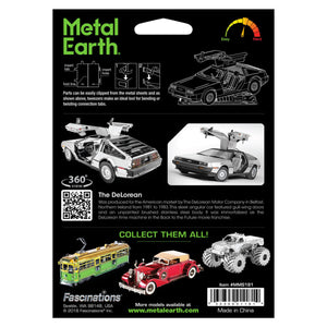 DeLorean 3D Modellbausatz aus Metall