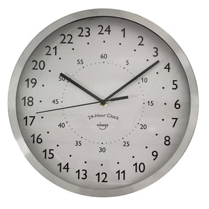 24 Stunden Wanduhr
