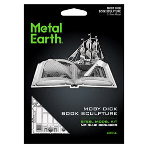 Moby Dick Skulptur 3D Modellbausatz aus Metall