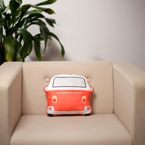 Volkswagen VW T1 Bus Kissen in rot