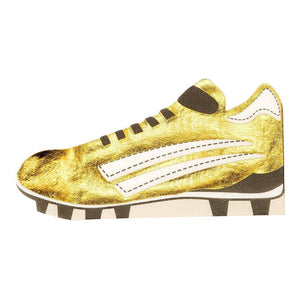 Goldener Fußballschuh Servietten im 8er Set