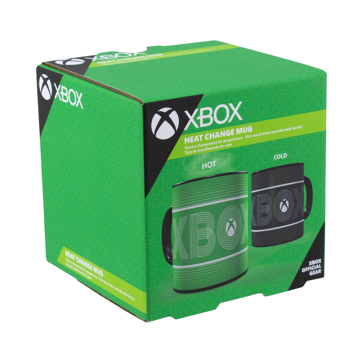 Xbox Schriftzug Kaffeebecher mit Wärmeeffekt
