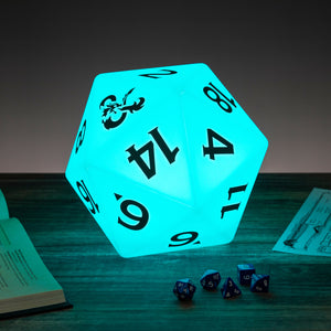 Dungeons and Dragons D20 Würfel Dekolampe mit Farbwechsel