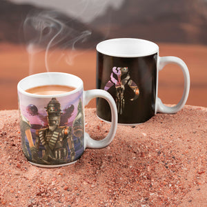Star Wars The Mandalorian Charaktere Kaffeebecher mit Wärmeeffekt
